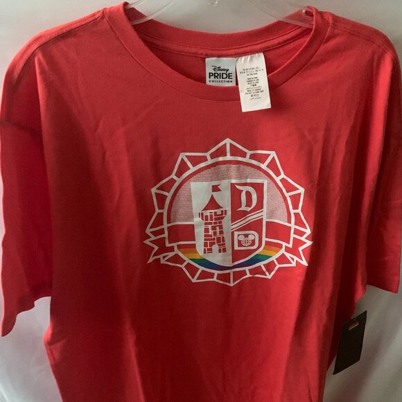 DISNEY PARKS Pride Collection Tee in Red Sz LARGE - Picture 2 of 5